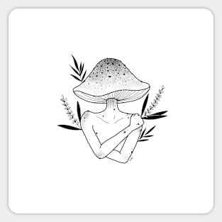 Moshroom girl Sticker